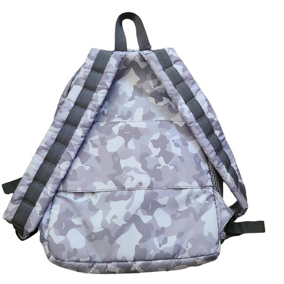 SOULCYCLE X STATE‎ Exclusive Lennox Large Backpack Gray White Camo Skulls main image 9